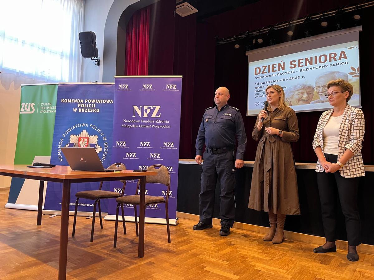Zdjęcie: „Dzień Seniora” w Borzęcinie – wspólnie dla bezpieczeństwa i aktywności osób starszych