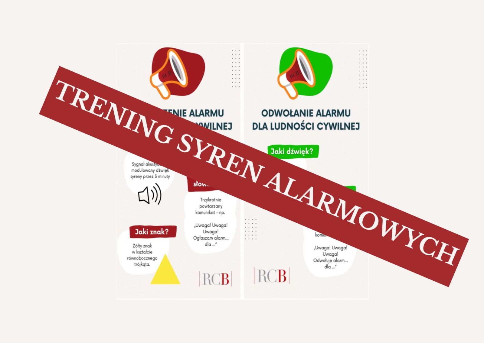 Zdjęcie: UWAGA! Trening syren alarmowych