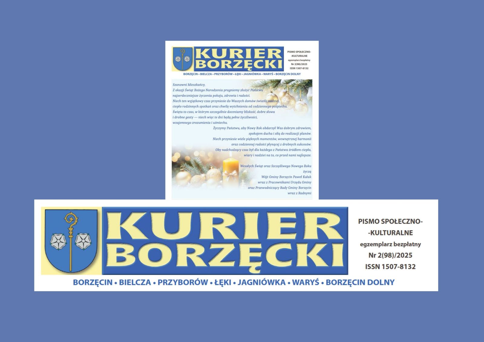 Zdjęcie: Kurier Borzęcki nr 2(98)2025 w wersji elektronicznej