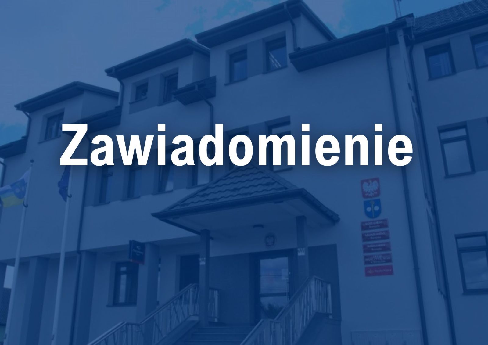 Zdjęcie: Zawiadomienie